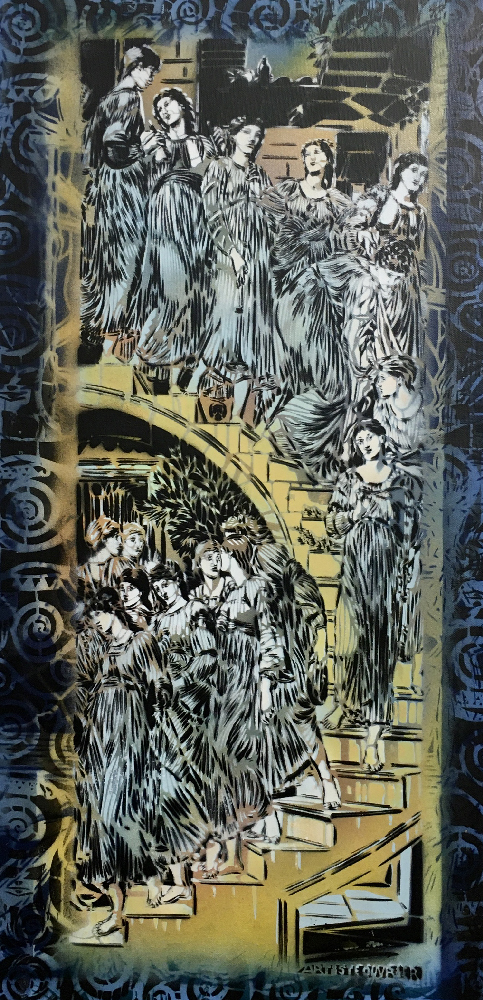 After Burne Jones - Klimt, 2020