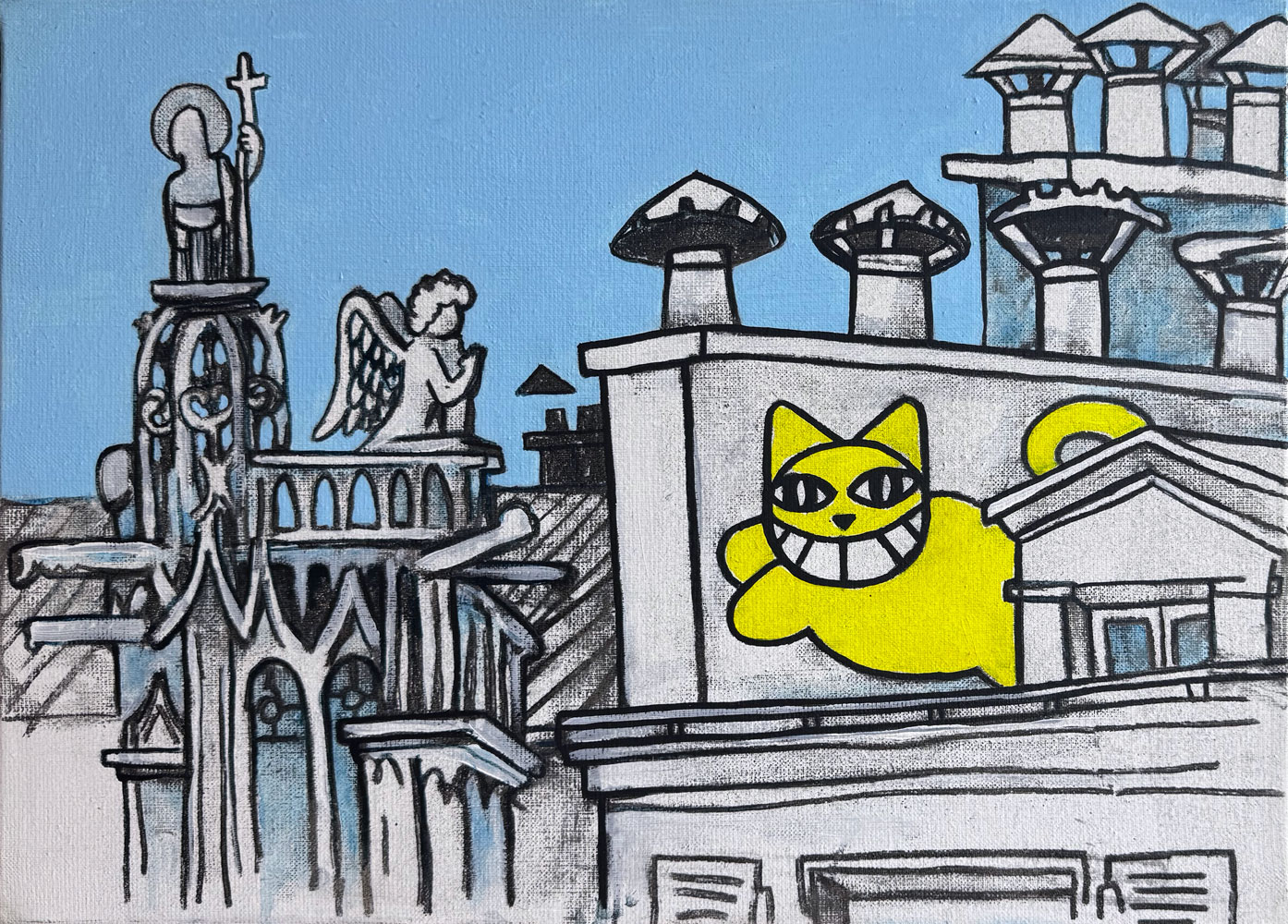 8 P  l'Italienne - Tour Saint-Jacques (Chats disparus), 2025