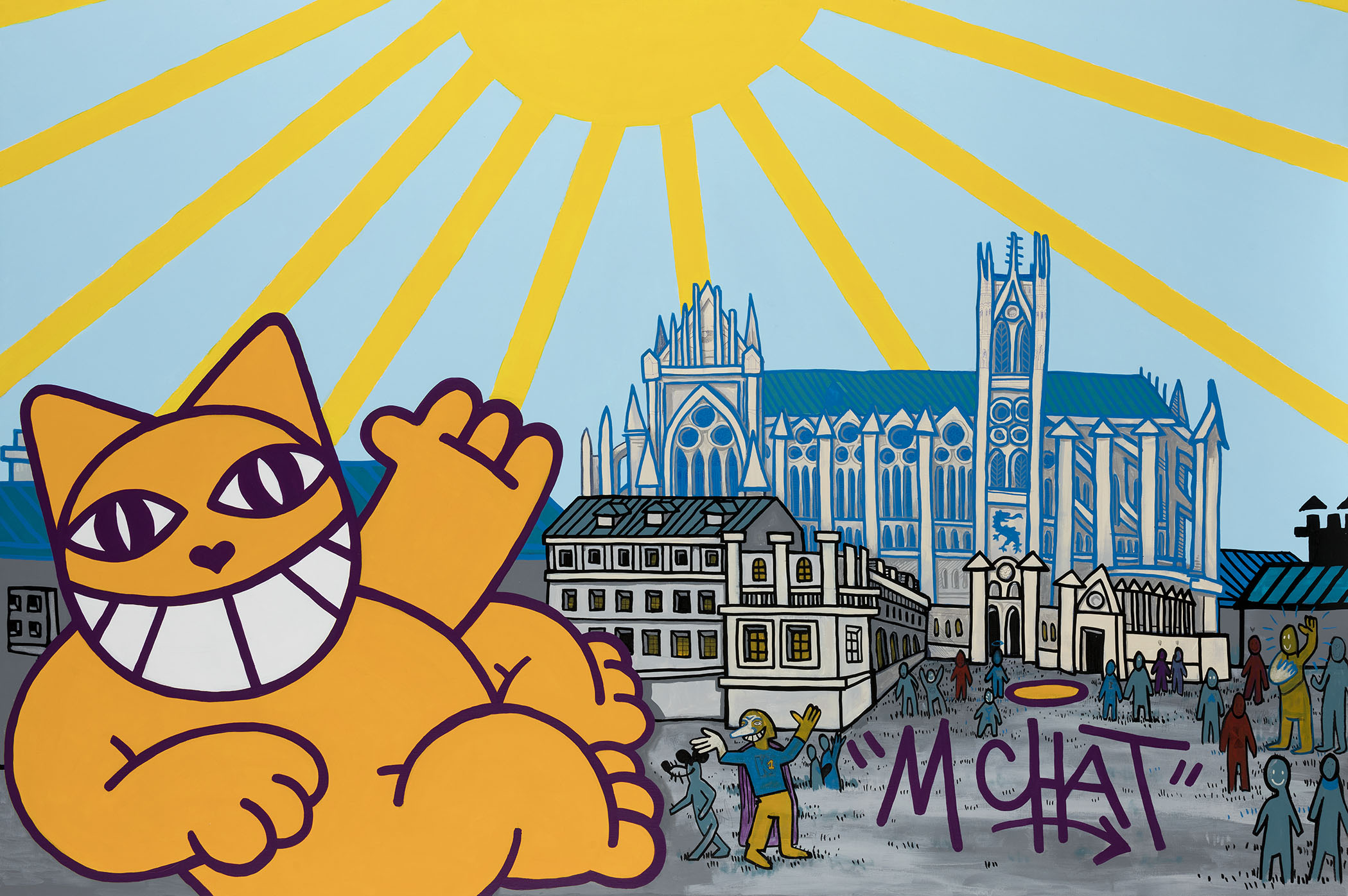 Sieste devant Notre Dame, 2021